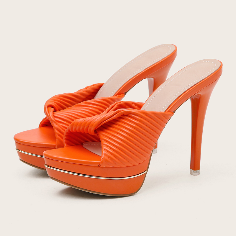 Zapatos de plataforma alta para mujer, Sandalias de tacón alto de 17cm,  tacón grueso, Punta abierta, color negro, novedad de verano|Sandalias de  mujer| - AliExpress