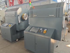 Horno de Tratamiento Térmico de Tubo Rotatorio Inclinable de Alta Temperatura de 3 Zonas con Atmósfera Protectora Intermitente Pequeño, Ahorro de Energía - Product Image 5