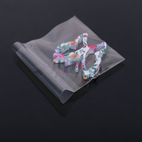 Joint auto-adhésif coloré bon marché produits écologiques sac Bopp Opp transparent en plastique pour vêtements chaussettes