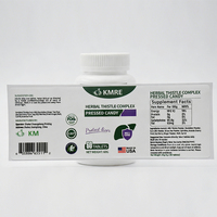 Étiquettes autocollantes pharmaceutiques personnalisées OEM/ODM imperméables pour emballages de compléments alimentaires