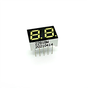 Màu Trắng 0.<span class=keywords><strong>28</strong></span> inch 2 chữ số 7 đoạn dẫn hiển thị dẫn mô-đun Houkem-2821-A/BW 10pins - Product Image 2