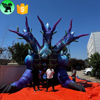 Gonflable géant de 10m de long, décoration d'événements du Festival, modèle d'animal personnalisé, Dragon gonflable, réplique pour la publicité, A9331