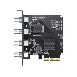 Acasis 4/2/1通道PCIE采集卡SDI/HDMI兼容视频卡1080P/4K 60hz PCIE-X4采集卡/X8/X16计算机