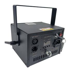 Alta calidad 3W Full RGB Proyector láser Venta al por mayor Night Club Disco Stage Animación Haz de luz Iluminación de escenario de alta calidad - Product Image 4