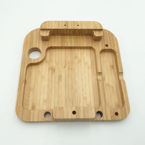 Support de téléphone portable, <span class=keywords><strong>tablette</strong></span> en bois <span class=keywords><strong>massif</strong></span>, en bambou, à noyer noir, personnalisé, pour paresseux, iPad - Product Image 4