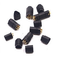 Connecteur moteur 3 pôles Amass MT60 noir, fiche en cuivre plaqué or pour contrôleur de monocycle, service OEM direct usine