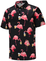 Polo de golf pour homme, vêtements décontractés en gros, sublimation, impression personnalisée du logo, manches courtes, séchage rapide, respirant