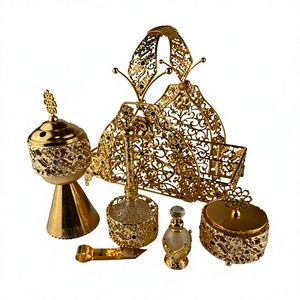 ชุดเตาเผากำยานหรูหรา Royal Crown Filigree รุ่น WT-601SET – ขายส่ง - Product Image 2