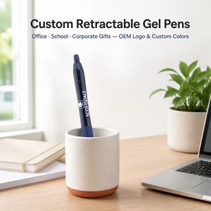Bolígrafo Retráctil de Plástico Personalizado SL, Bolígrafo Promocional con Clic Intenso, Agarre Suave de 0.7mm para Oficina y Regalo - Product Image 4