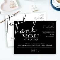Cartes-cadeaux personnalisées en marbre, cartes de remerciement de luxe avec dorure à chaud pour petites entreprises, certificat cadeau personnalisé avec logo