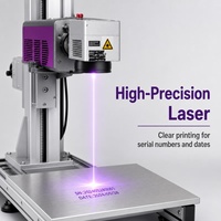 Machine de marquage au laser CO2 30W pour la gravure de codes de production sur les bouteilles en plastique PET