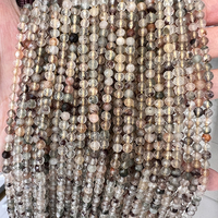 Perles en pierre naturelle facettées de 2 mm, 3 mm, 4 mm, pierres précieuses en cristal, quartz coloré, perles en vrac pour la création de bijoux
