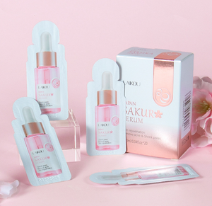 LAIKOU Serum Wajah Sakura Alami, Penghilang Jerawat Mengecilkan Pori-pori Mencerahkan Alami - Product Image 2