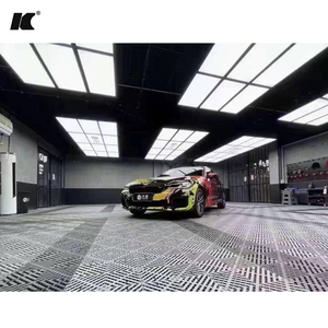 Meilleure vente Carreaux de sol de garage à emboîtement Carreaux de sol d'atelier amovibles Conception graphique personnalisée Terrasse Fabriqué en Chine - Product Image 3