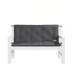 Cojín para Banco de Jardín Color Antracita, 47.2x39.4x2.8 Pulgadas, Tela Oxford, Almohada para Exteriores Resistente al Agua, Desmontable y Lavable - Product Image 1