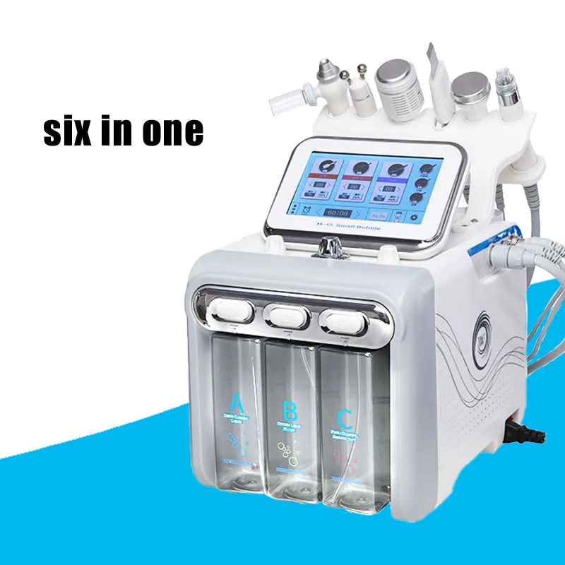 2023 Hydrafacy facciale 6 In 1 idra buccia d'acqua microdermoabrasione idrodermoabrasione macchina per il viso Hydrafacials macchina