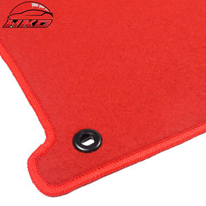 พรมปูพื้นสำหรับฮอนด้า ซีวิค คูเป้ 12-15 พรมปูพื้นกำมะหยี่สีแดงกันลื่นอัตโนมัติพรมกันลื่น 4 ชิ้น - Product Image 4