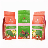 Sachet latéral personnalisé en aluminium et plastique pour emballage de miel, thé, café, lait en poudre