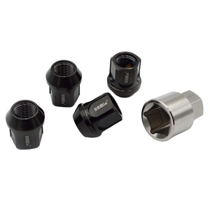 Écrous de roue <span class=keywords><strong>antivol</strong></span> en titane HRMin 10.9 Grade Gr.5, écrous de roue en titane M14*1.5*27mm pour Jeep, <span class=keywords><strong>Land</strong></span> <span class=keywords><strong>Rover</strong></span>, Tesla, Cherokee, Jaguar, VW - Product Image 1