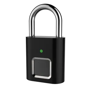 Cadeado elétrico inteligente Fingerprint Smart Lock Bagagem Pequena Mini Fingerprint Cadeado Digital Little Zipper Cadeado
