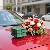 YiLiang 6609-24 AUTO DECO Mousse florale en résine phénolique 24 pièces avec ventouse pour arrangements floraux pour mariages et anniversaires