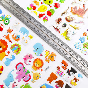 Personalized Kawaii Children Decorative Custom Non-toxic Leave to Trace 3d Gift Puffy <strong>Stickers</strong> for <strong>Kids</strong> - Product Image 5