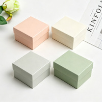 Boîte d'emballage en carton rigide mat recyclable sur mesure, personnalisable en taille et couleur, pour pots en verre