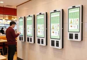 Kiosque <span class=keywords><strong>de</strong></span> paiement automatique à écran tactile WUXIN <span class=keywords><strong>de</strong></span> 27 pouces, pour l'intérieur, sur pied, avec <span class=keywords><strong>commande</strong></span> <span class=keywords><strong>de</strong></span> nourriture en libre-service pour les restaurants - Product Image 5