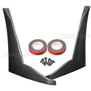 2PCS Universal Car Side Over Fender Vent Air Wing Cover Trim Bumper <b>Splitter</b> Winglet Lip for Subaru WRX STI for HONDA for TOYOTA - Product Image 3