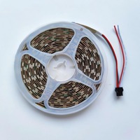 Tira de Luces LED RGB 5050 WS2811 Direccionables Dream Color, DC12V, 6mm/8mm, 60 LEDs/metro, SPI, para Decoración de Proyectos