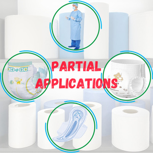 Chống tĩnh vệ sinh thoáng khí SS SSS SMS smms spunbond y tế spun-ngoại quan vải không dệt cho bé tã Băng vệ sinh - Product Image 4