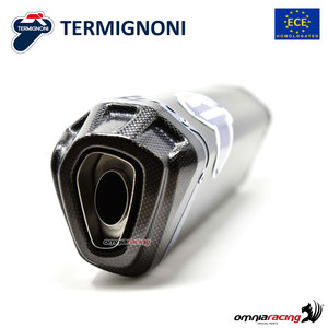 Pot d'échappement de moto italien Termignoni Scream Black Titanium homologué pour XADV 750 E4 2017-2022 - Product Image 2