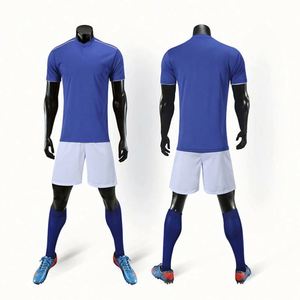 Camisetas de Fútbol Unisex al por Mayor de la Mejor Calidad, Impresas por Transferencia de Calor, Personalizadas, Negras, Talla Grande, Transpirables, de Secado Rápido, 100% Poliéster - Product Image 3