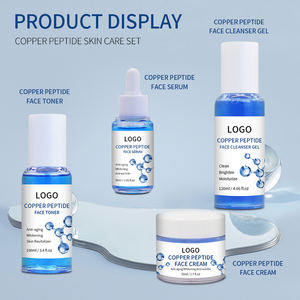 Sérum de soin de la peau à base de peptides de cuivre pour le contrôle de l'huile, l'éclaircissement de la peau et l'acné, en marque propre, OEM - Product Image 3