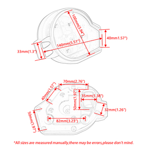 Carcasa para Velocímetro de Motocicleta, Cubierta para Tacómetro y Odómetro, Compatible con HONDA <span class=keywords><strong>CBR</strong></span> <span class=keywords><strong>1000</strong></span> RR 2008 2009 2010 2011 - Product Image 2