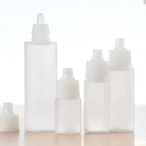Spot Großhandel 5 10 20ml Tropfen flasche Anti-Diebstahl-Kappe Kunststoff spitze Quetsch flasche