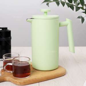 Presse <span class=keywords><strong>à</strong></span> café <span class=keywords><strong>isotherme</strong></span> Tenrey en acier inoxydable avec poignée ergonomique - Product Image 5
