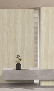 חיפוי קיר חיצוני אריחים גמישים מודרניים מודפסים בתלת מימד מאבן טרוורטין רכה לקיר חיצוני, פורצלן רך וגמיש מסוג MCM - Product Image 5