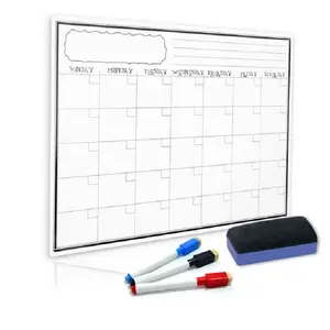 Whiteboard Monats planer White Board magnetischer Trocken lösch kalender Kühlschrank Magnet kalender Kühlschrank Magnet