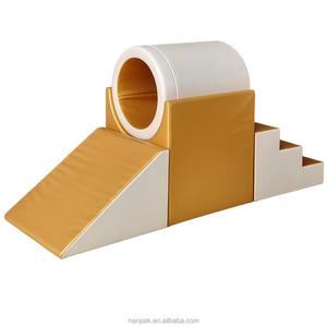 Toptan yeni çocuklar taşınabilir vinil köpük altın yumuşak oyun çocuklar için oyun alanı tarama olsa tam parti kiralama ekipmanları tırmanmaya - Product Image 6