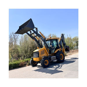 Chargeuse-pelleteuse 3cx de Chine, mini-pelleteuse 4x4 de Chine à vendre avec prix, chargeuse pour travaux de construction - Product Image 1