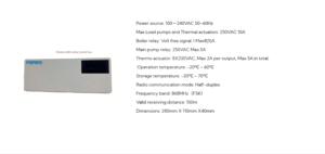 Câblage de chauffage par le sol W8 Zone pour chaudière d'appartement, <span class=keywords><strong>thermostat</strong></span> filaire de contrôle central, câblage de chauffage central, concentrateur central UFH - Product Image 3