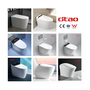 Nouveau design d'aisance occidentale en céramique pour toilettes et accessoires pour toilettes et salles de bains ensemble de cuvettes de toilette intelligentes suspendues au mur - Product Image 4
