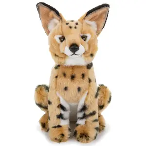 7466 sortie d'usine peluche tacheté Animal en peluche chat de montagne Adorable Serval jouet excellent cadeau pour enfants décoration de la maison