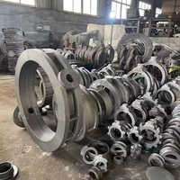 Pièces de machines en aluminium et acier moulées sur mesure en résine et en sable, pièces de fonderie en métal lourd, services de fonderie