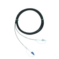 Câble à fibres optiques Wanbao IP68 FTTA CPRI extérieur blindé duplex LC UPC, cordon de raccordement 5,0 mm, 2 cœurs