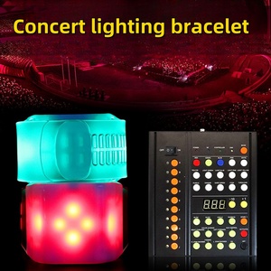 Pulsera remota con cambio de color LED emisor de luz Pulsera de control de campo inalámbrico remoto control numérico <span class=keywords><strong>DMX</strong></span> debe anillo de mano - Product Image 6