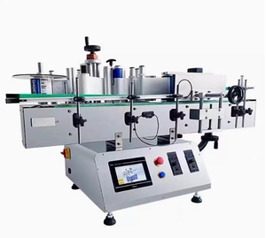 Machine d'étiquetage automatique de bouteilles en verre et en plastique circulaires de bureau - Product Image 1