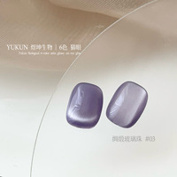 6 couleurs UV Gel Nail Art Set Satin Silky Cat Eye Nail Art Design DIY Nail Supplies 12ml Volume Échantillon gratuit