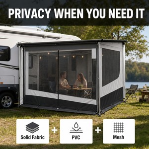 Cabine <span class=keywords><strong>d</strong></span>'intimité personnalisée pour <span class=keywords><strong>auvent</strong></span> de camping-car, enclos pour <span class=keywords><strong>caravane</strong></span>, fabrication OEM en petites séries - Product Image 3
